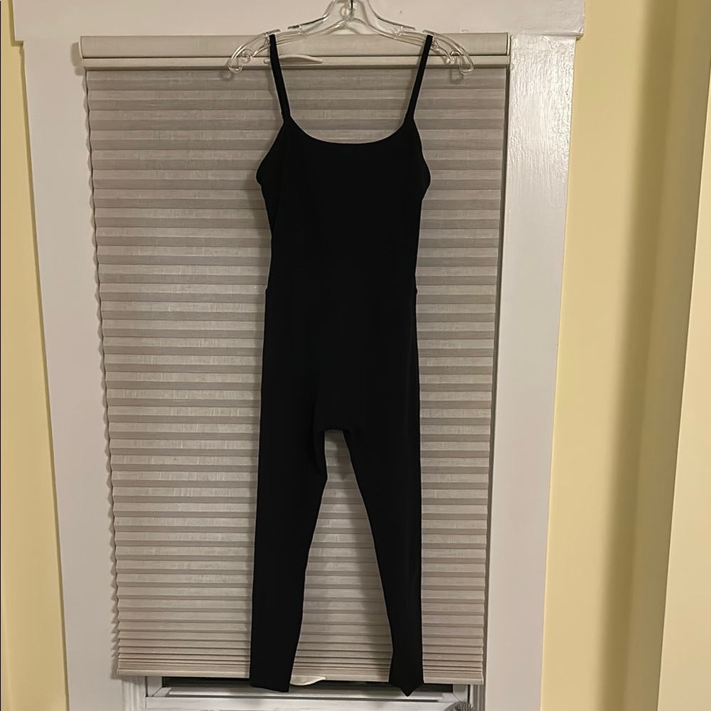Beyond Yoga Black Spaghetti Strap Jumpsuit